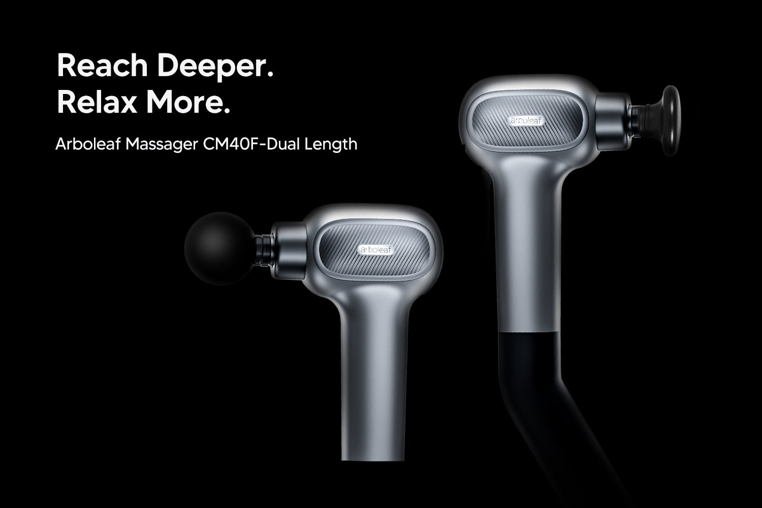 Unlock the Benefits of the All-New Arboleaf CM40F - Dual Length Handheld Massager