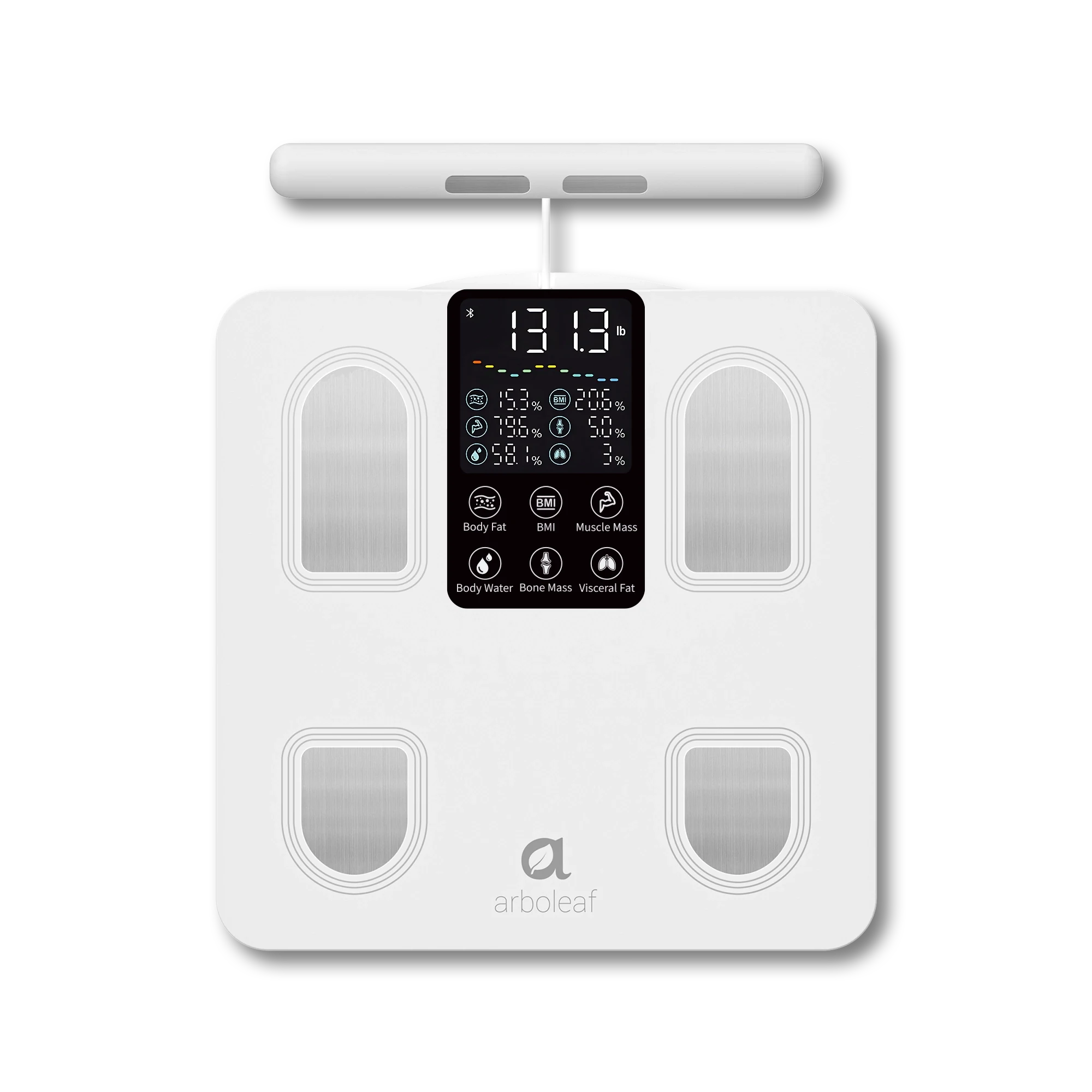 arboleaf 体組成計 CS10E 8電極 本体 Arboleaf CS10E スマート体脂肪計 50種類の測定項目＆アプリ対応