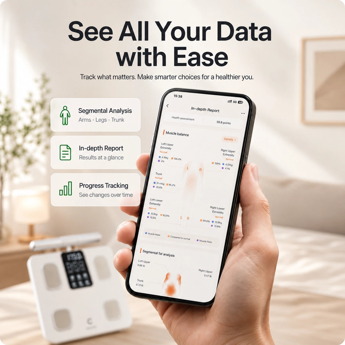Segmental Smart Scale CS10E