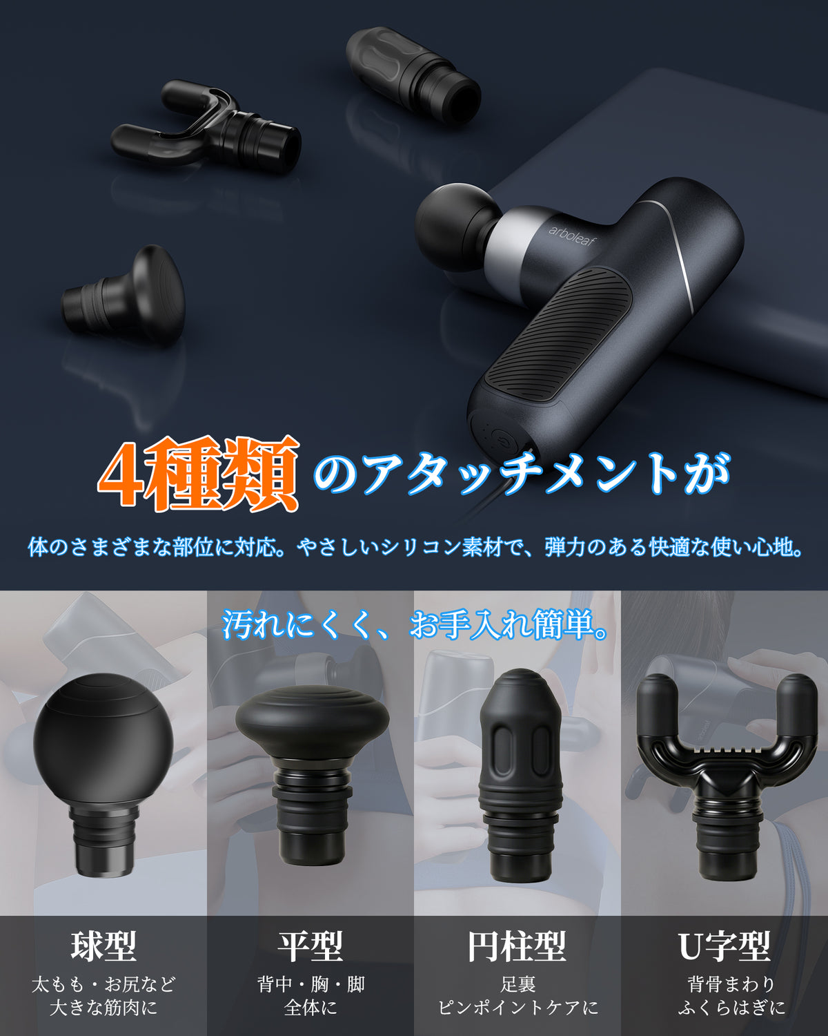 Arboleaf J2 standard massage gun second image