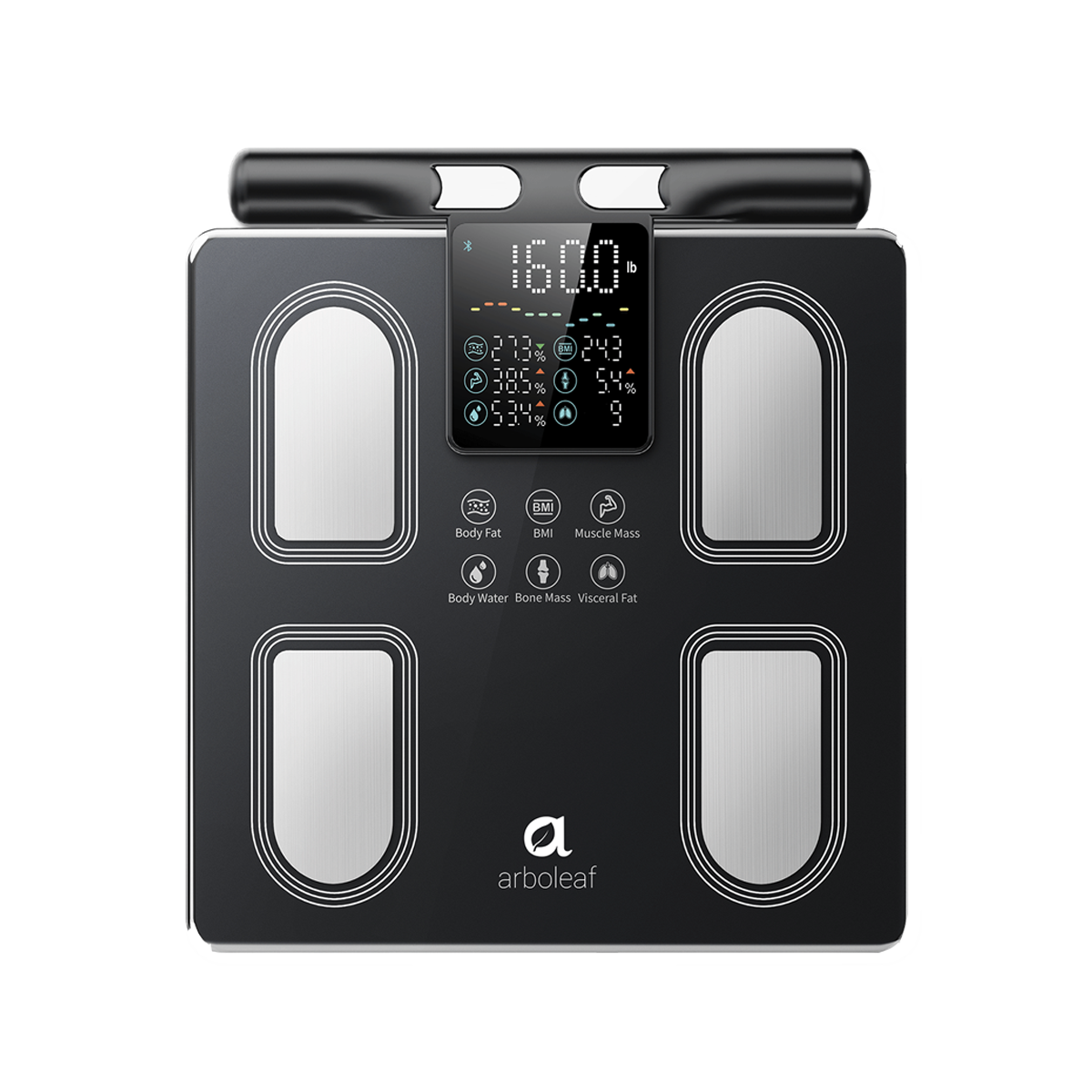 CS10P smart scale with its handle stored