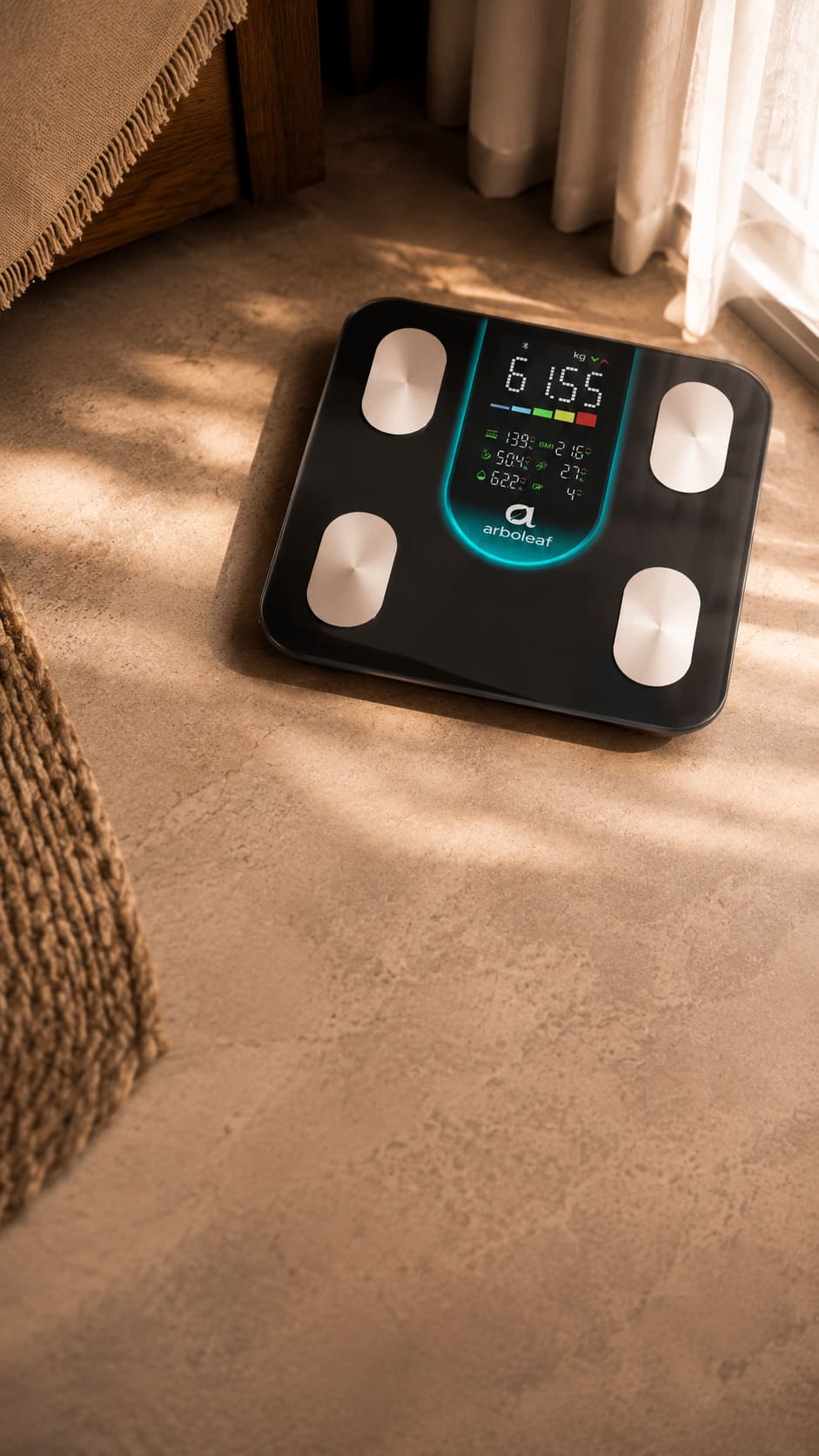 arboleaf 体脂肪計 体組成計 LEDディスプレイ 体の鱗 – Arboleaf