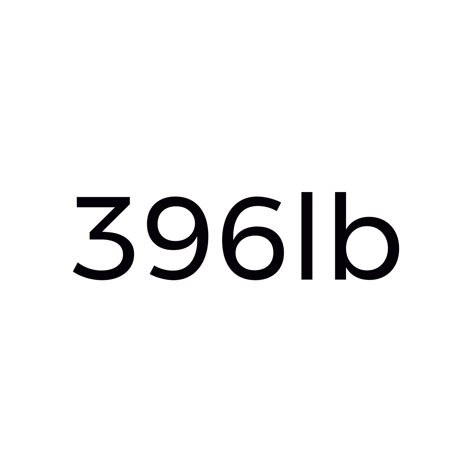 396 lbs