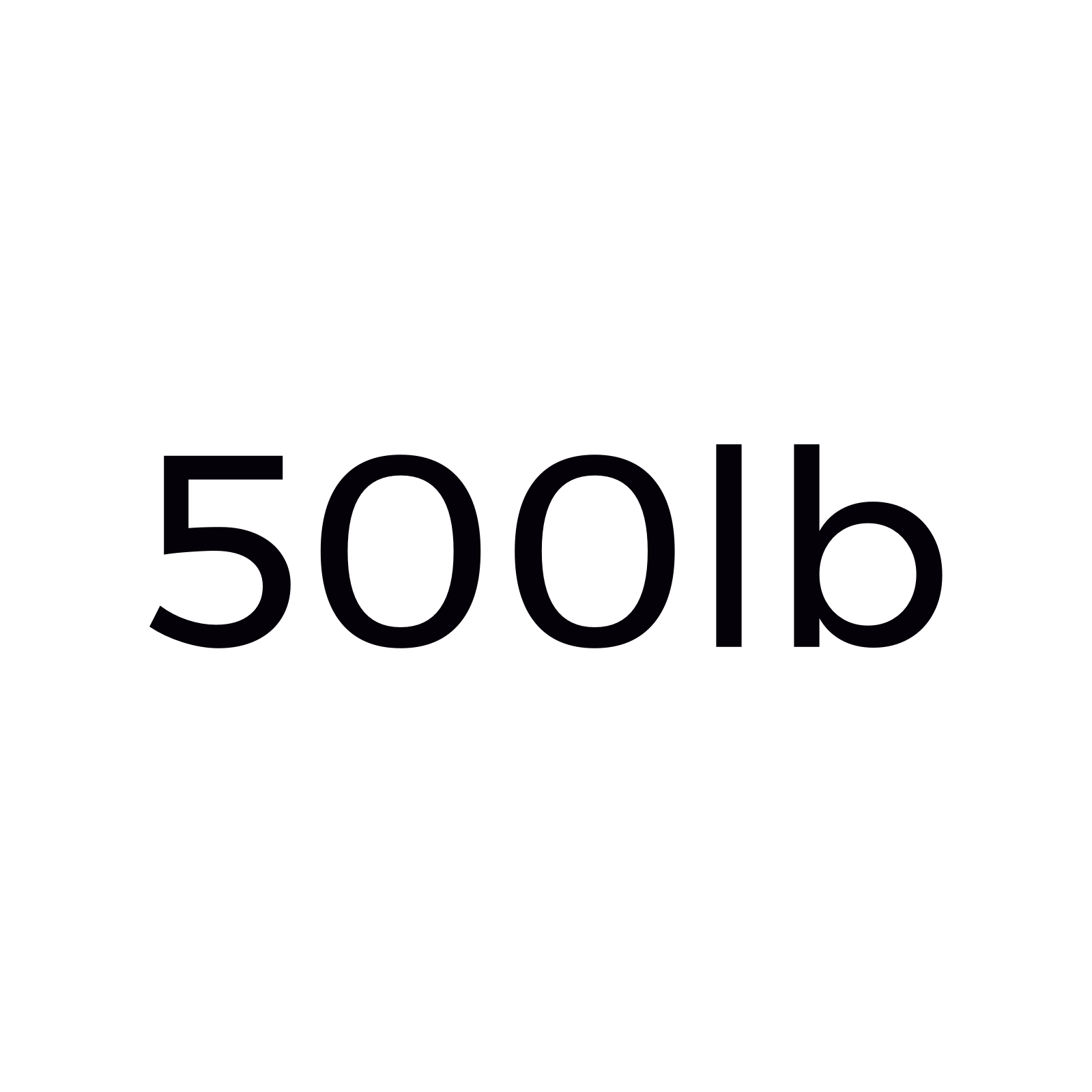 500 lbs